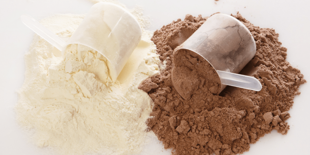 The best protein powders for vegans are soy or pea protein.